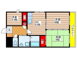 セントラルハイツ植田の物件間取画像